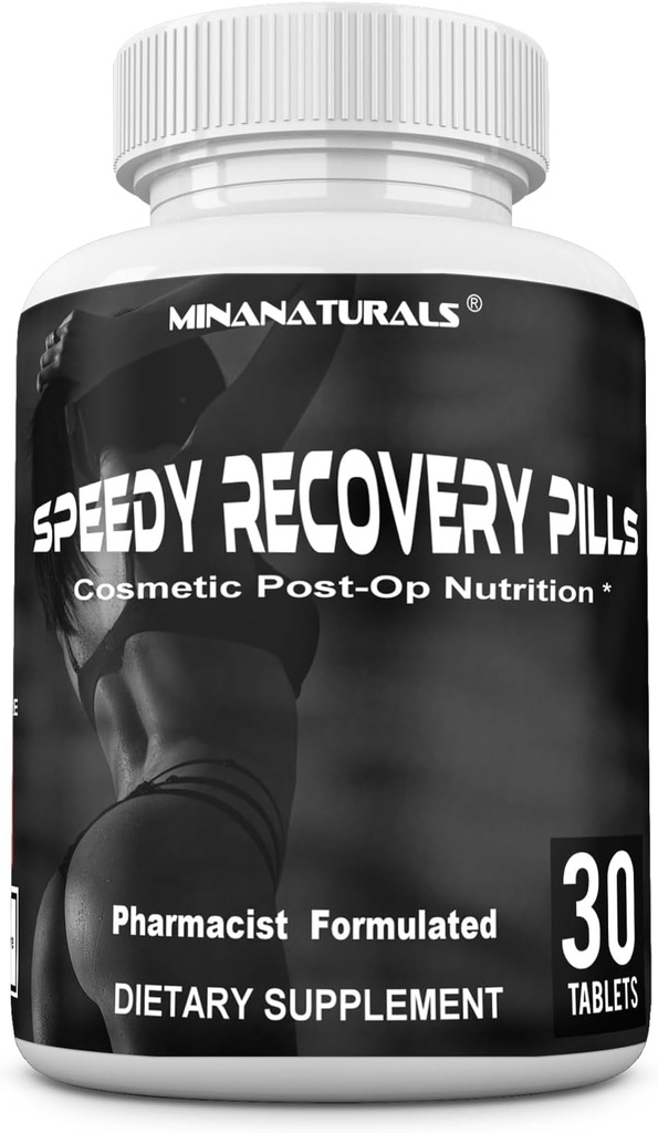 Speedy Recovery Pills Post-OP Recovery Supplement. Korkunç Destek Vitaminleri. Collagen ve Fast Yara şifasını teşvik eder. Post op Cosmetics için özel olarak formüle edilmiştir. 30 Tablet