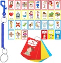 27 Autism İletişim Kartları Görsel Yardım Yaygın İletişim Kurulu Konuşma Gecikme Duyguları Flash Kartları Autism Special Needs Cue Cards Language Learning Toys for Kids People Yetişkinler