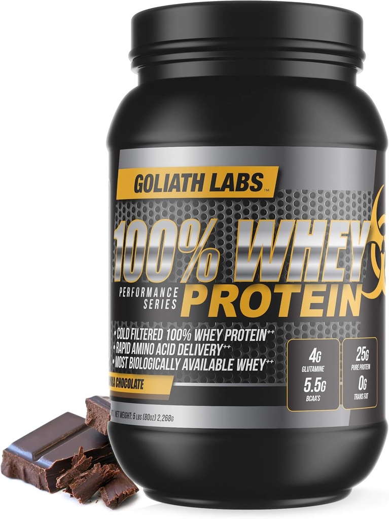 Goliath Labs% 100 Whey Protein Toz 5 lb (Chocolate)