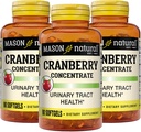 MASON NATURAL Cranberry 12:1 Vitamin C & E, Destekler Immune & Urinary Health, 90 Capsules, 3 Paket
