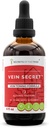 Vein Secret Alkol Ekstraksiyonu, Yüksek Lisans Herbal Drops, Tincture Made from Butcher's Broom, Horse Chestnut, Prickly Ash, Rosemary, Stone Root. Vein Toning Formula 4 oz