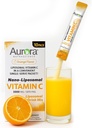 Aurora Nutrascience Nano-Pack Liposomal Vitamin C Toz İçecek Mix, Immune Support, High Strength 3.000 mg Per 10 Single Servis Packets, Orange