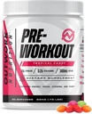 Erkekler ve Kadınlar için Beslenme Preworkout - Nootropic Pre Workout Tina Withouttine, Pre-Workout Toz with Taurine Rhodiola Citrulline Malate Beta Alanine Caffeine (Tropical Candy)