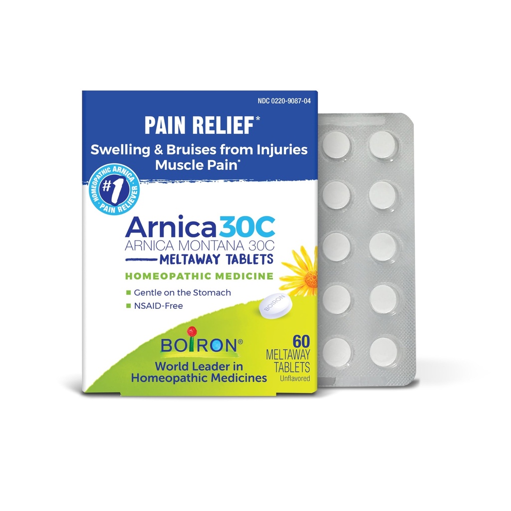 Boiron Arnica 30C Parmak Ağrısı, Ortak Soreness, Yaralanma veya Bruiselerden Swelling - 60 Kont