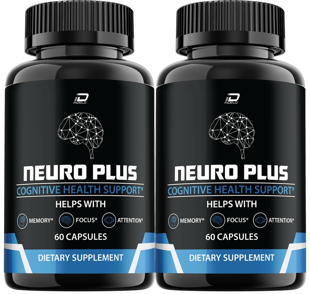 Neuro Plus Brain Supplement, NöroPlus for Memory Formula, Nero Plus PQ to Reduce The negative Effects of Brain Fog, Neuro+ Cognitive Function, Nuero Plus Yorumlar (2 Pack - 120 Capsules)