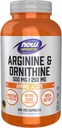 Şimdi Gıdalar Spor Beslenme, Arginine & Ornithine 500/250 mg, Amino Asits, 250 Veg Capsules