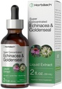 Horbäach Echinacea Goldenseal Liquid Tincture Drops | 2 fl oz | Alkol Free Extract | Vegetarian, Non-GMO, Gluten Free Supplement Supplement