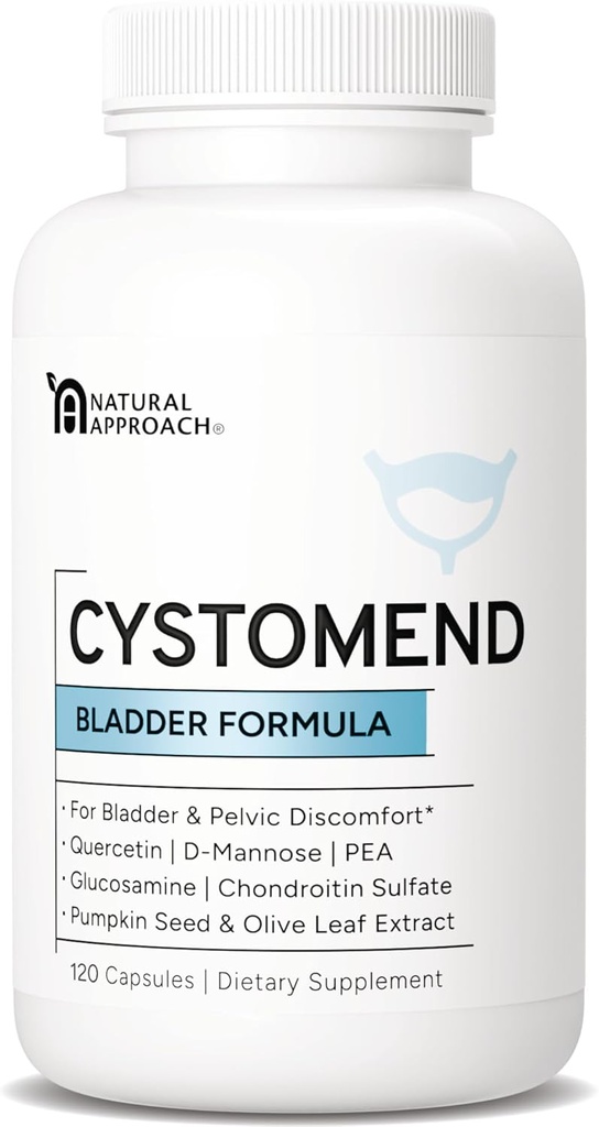 Bladder & Pelvic Discomfort Formula - Destekler Daha Az Flares & Urgency * - Bladder & Urinary Health - USA Prod & Third-Party Tested - 120 Capsules