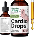 Köpekler için sonsuza dek Puppy Cardio Drops - Hawthorn Berry & Motherwort Herb - Gotu Kola Leaves & Lavender Extract ile Sıvı Antioksit - 2 fl ozz