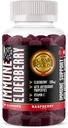 Αρπάξτε το χρυσό gummies elderberry με βιταμίνη C & ψευδάργυρο 