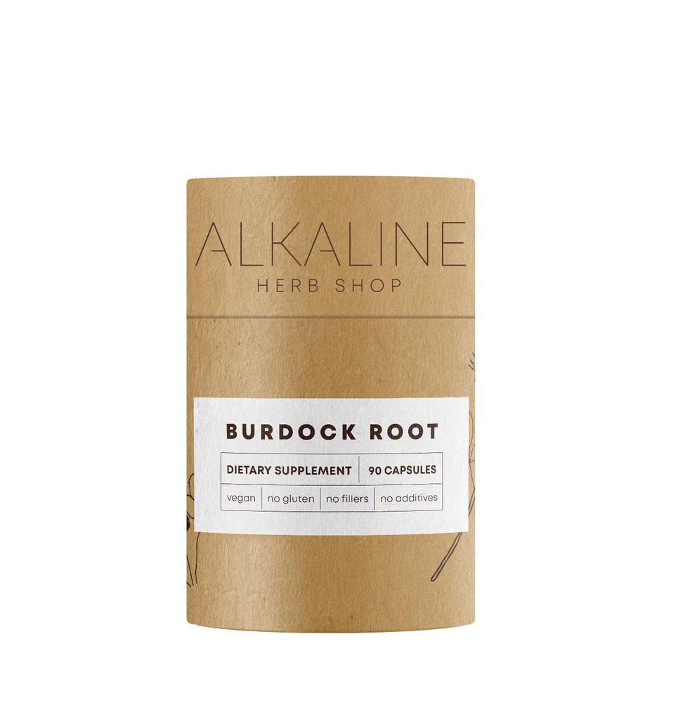 Herb Shop Burdock Root Supplement 90 Capsules