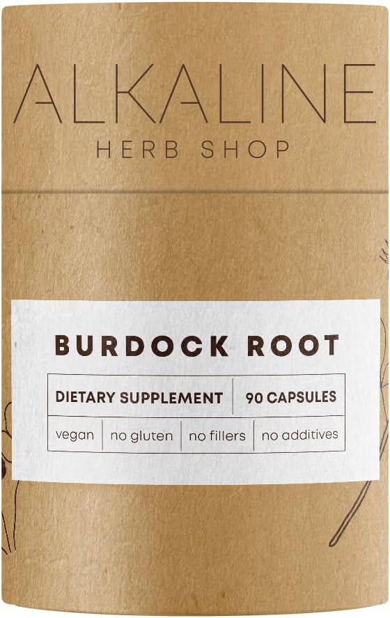 Herb Shop Burdock Root Supplement 90 Capsules