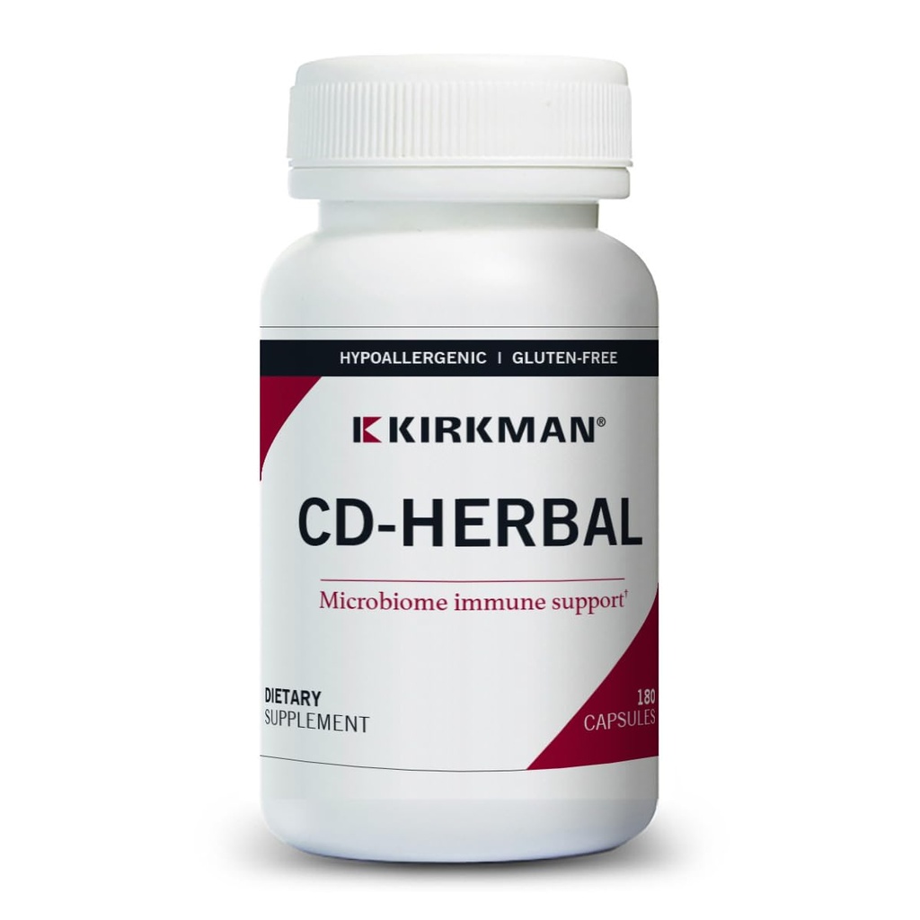 Kirkman CD- Herbal - Hypoallergenic -180 κάψουλες χορτοφάγων