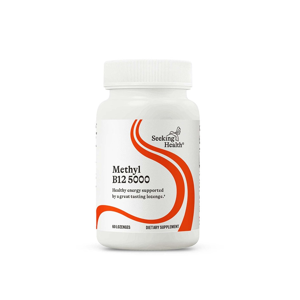 Sağlık Metil B12 5000, 5000 mcg B12 Adenosylcobalamin ve Metilcobalamin olarak, Potent Formula, Sağlıklı Metabolism, Medeniyet, Bilişsel Sağlık, Vegan ve Vegetarian (60 lozenges)*