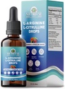 L-Arginine L-Citrulline Drops Liquid, L-Arginine for Men with Boron and çinko, High Abxia L-Arginine L-Citrulline Supplements, Sublingual Liquid L-Arginine 1000 mg,Vegan, Non GMO, 60 ml
