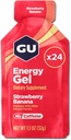 GU Energy Original Sports Beslenme Enerji Gel, Strawberry Banana, 24 Kont Box