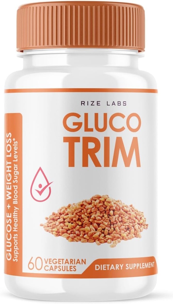 GlucoTrim - GlucoTrim Oral Capsules to maintain Stable Health Levels, All- Natural Blood Diyetary Supplement, GlucoTrim Advanced Formula for Optimal Health, Gluco Trim Yorumlar (60 Capsules)