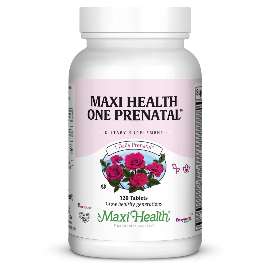 Kadınlar için Prenatal Vitaminler – Demir, Folate, Choline, D3 ve Essential Nutrients ile Bir Günlük Prenatal Vitaminler – Hamilelik ve Preconseps için Yüksek Aborps – 120 Tablet