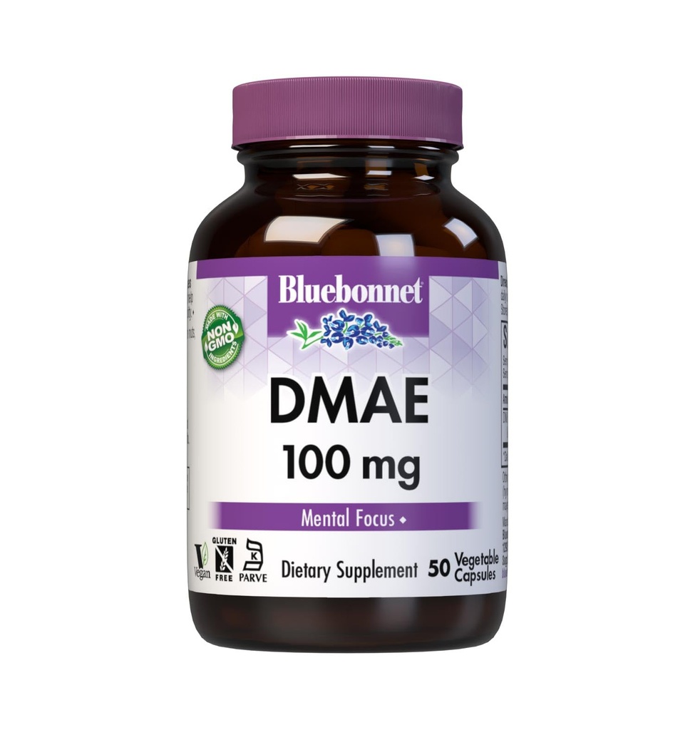Bluebonnet Beslenme Dmae 100 mg, 50 CT