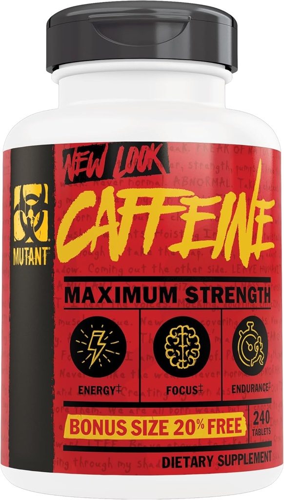 Mutant Caffeine 200 Tablet artı 40 Ücretsiz
