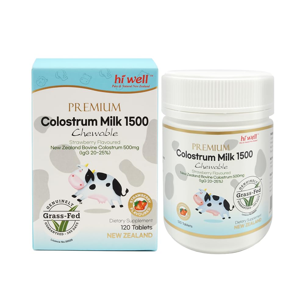 Hi Well Premium Grass-Fed Colostrum1500 120Πίνακες (1)