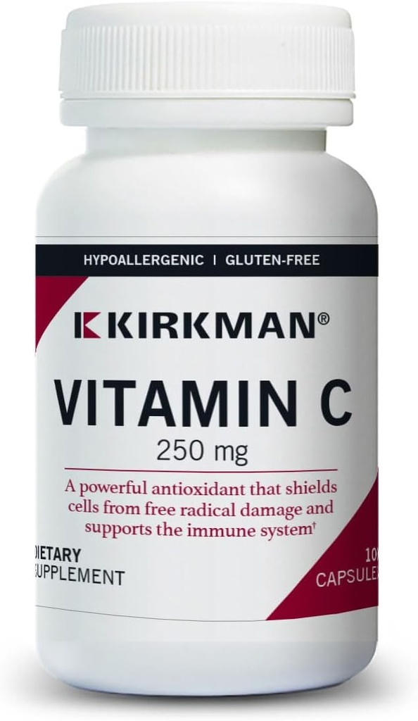 Kirkman Βιταμίνη C 250 mg 100-αριθμός