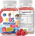 Çocuklar ve Gençler için Sugar-Free Magnezyum Gummies - 500 mg Calm Magnezyum Citrate - Uyku, Mood & Muscle Support - 30 Days Supply
