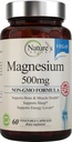 Nature's Potent Magnesium Supplements | Magnesium Citrate & Magnesium Oxide 500mg | Vegan Magnesium Supplement for Women & Men | USA Made Magnesium for Sleep Support - 60 Veggie Capsules