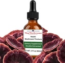 Reishi Tincture, Daily Supplement, Double Extracted for High Potency, 2 Fl oz, 60 doz