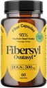 FiberSyl Ovatasyl Köpekler için Prebiyotikler Dgestive Health - Dog Fiber Supplements for Constipation Relief & Support - Psyllium Husk Seed for Dog' Digestion Problems - Dog Stool Hardener - 60 Capsules