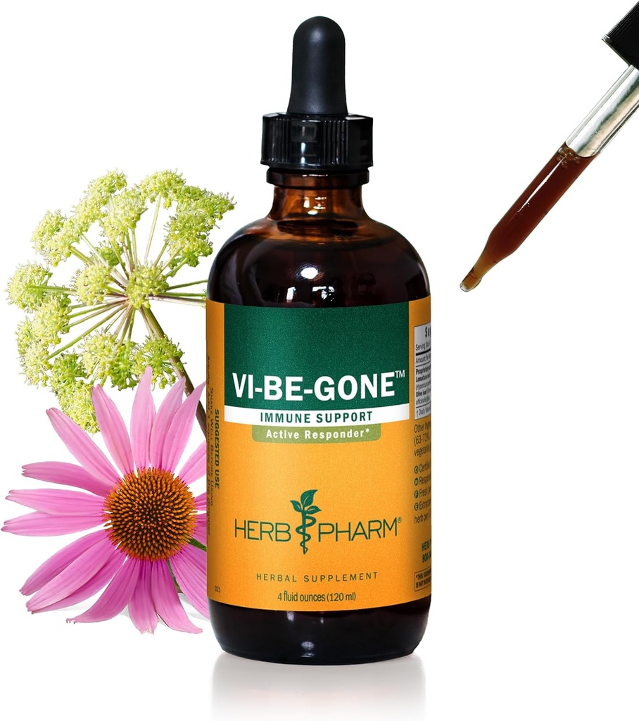 Herbm Phar, Aktif Immune Sistem Desteği için Lomatium ile Sıvı Herbal Formula'e saldırdı - 4 Ounce