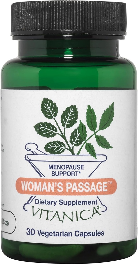 Vitanica, Kadın Geçti, Menopause Destek, Vegan, 30 Capsules