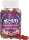 Cranberry ile Kadınlar için Probiyotikler - PH Balance için 6 Premium Strains, Digestive Health, Vaginal & Immune Support, 3 Milyar CFU, Kadın Probiyotik Gummy for Feminine Health - 60 Gummies