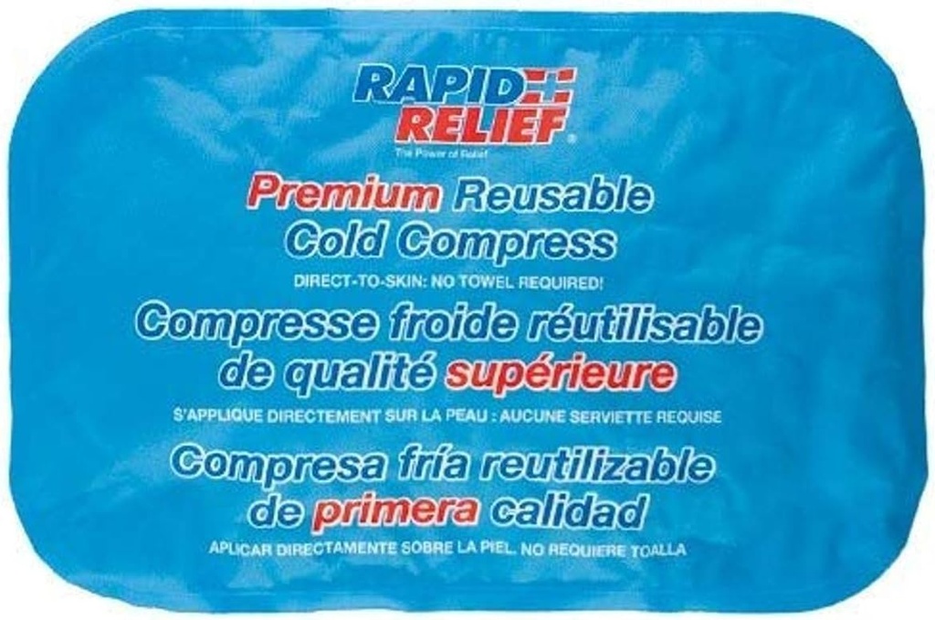 Hızlı Yardım Büyük Reusable Gel Cold Compress - Arka, Diz, Omuz, Kas Aches ve Body Pain Relief 8 için rahat Flex Buz Paketleri ” x 12” büyük