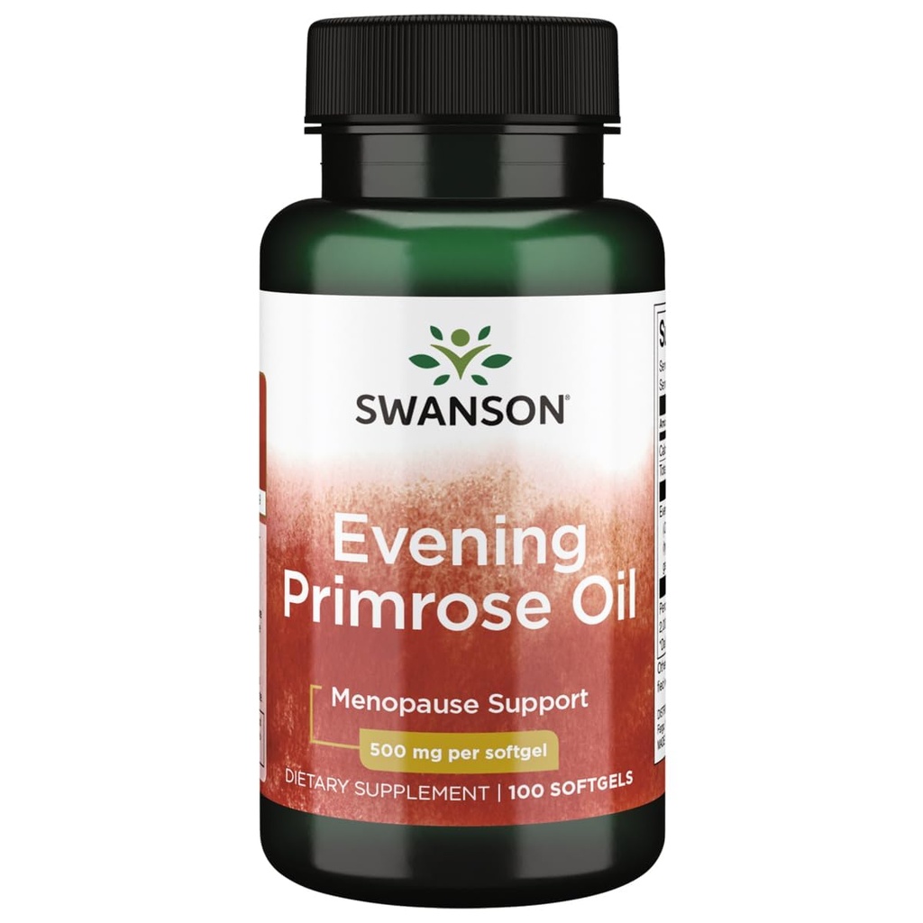 Swanson Primrose Oil (Omegatru) 500 Milligram 100 Sgels
