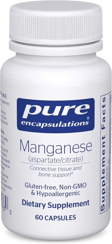 Pure Encapsulations Μαγγάνιο (Aspartate/Citrate) 