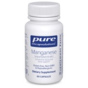 Pure Encapsulations Manganese (Aspartate/Citrate) | Hipoallergenic Trace Mineral Supplement for Connective Tissue and Bones | 60 Capsules