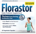 Florastor Probiotics for Digestive & Immune Health, 20 Κάψουλες, Probiotics for Women & Men, Διπλή δράση βοηθά στην εξάλειψη των κακών βακτηρίων και ενισχύει το καλό με το μοναδικό στέλεχος Saccharomyces boulardii