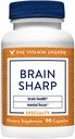The Shoppe Brain Sharp, Acetyl-L-Carnitine, Phosphatidylserine & B Vitamins for Memory, Focus, Energy Production (90 Capsules)
