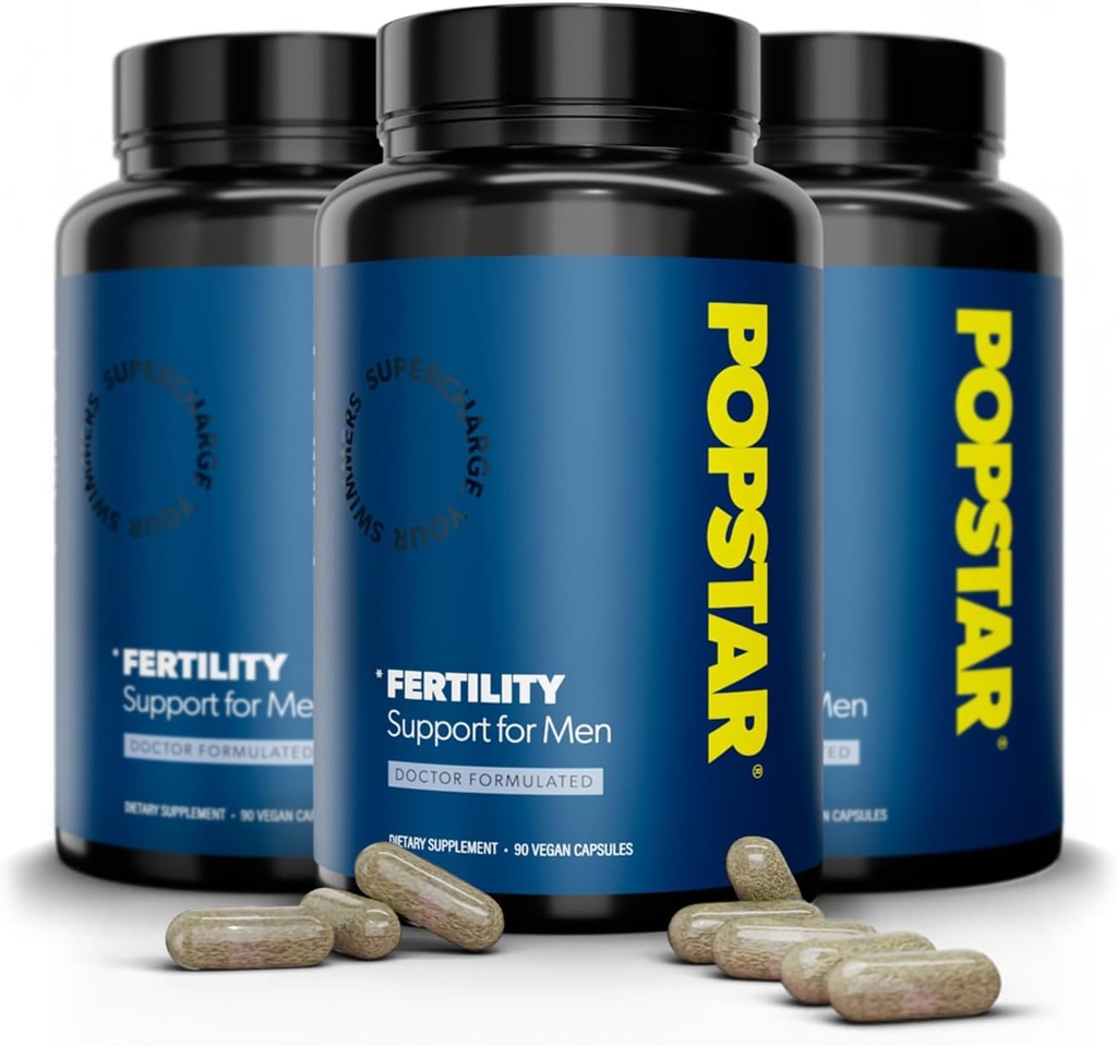 Erkekler için Fertness Supplement - Doktor Formulaed - ABD'de Yapılan - Erkeklerin Prenatal Vitaminleri - Erkek Ferttitude Supplements - ATM - Kont & Mottitude Activator - 90 Vegan Capsules (3 Ay Supply)