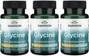 Swanson Platinum Asit Ajipure Glycine Farm Grade 500 Milligram 60 Veg Capsules (3 Pack)