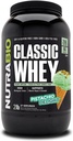 NutraBio Classic Whey Protein Toz- 25G Protein Per Scoop - Full-Spectrum Amino Asit Profil - No Fillers, Yapay Renkler, Preservatifler - (Pistachio Delight, 2 Pounds)