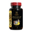 CHIA Tohum Tamam - Omega-3 Supplement ile Yüksek Fiber ve Protein, chia Tohum Vitamini, Vegan chia Tohum Yağı, chia Tohum Yağı Yumuşakgels - 1 Şişe