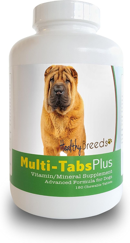 Υγιείς Φυλή Κινέζικα Shar Pei Multi-Tabs Plus Μασώμενα δισκία 180 κόμης