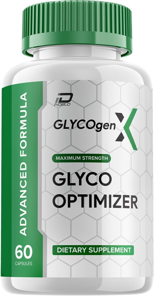 Συμπλήρωμα καψακίων GlycogenX Glyco Optimizer - GlycogenX Optimizer Advanced Formula, Glycogen X Supplement, GlycogenX Booster Reviews, Maximum Strength Glycogen Supplement (1 Συσκευασία - 60 κάψουλες)
