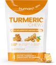 HumanN Turmeric Chews Supplement – Clinically Studied Υψηλή Απορρόφηση Curcumin Complex - Orange Citrus Flavor – από το SuperBeets Makers – Joint Health – 30 Count