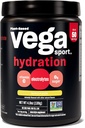 Vega Sport Hydration Electrolyte Toz, Lemonade - Kadın ve Erkekler için Kurtarma İçilir, C, Vegan, Keto, Sugar Free, Gluten Free, Non GMO, 4.9 ozz