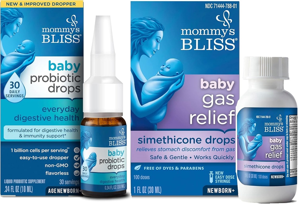 Anne'nin Bliss Bebek Probiyotik Her gün Digestive ve Immunity Health için her gün, 30 Hizmet (Polonyalı Bebek Gaz Yardımı 100 Hizmete Girdi)