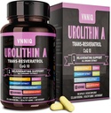 Urolithin A Supplement, 9-in-1 Kompleksi Urolithin-A, Trans-Resveratrol, CoQ10 ve 6 Temel Anti-Aging Nutrients, Supports Anti-Aging, Cellular Repair, Energy & Focus –180 Capsules