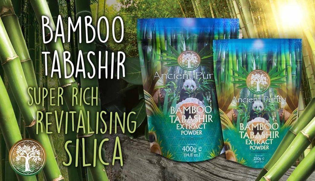 εκχύλισμα μπαμπού TABASHIR (υψηλότερη δύναμη Silica) 400g